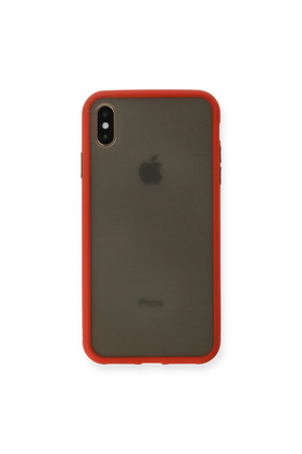 Evimdeyokyok Apple İphone Xs Max Kılıf Montreal Silikon Kapak - Kırmızı