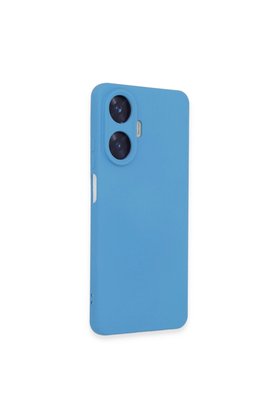 Evimdeyokyok Realme C55 Kılıf Nano İçi Kadife Silikon - Mavi