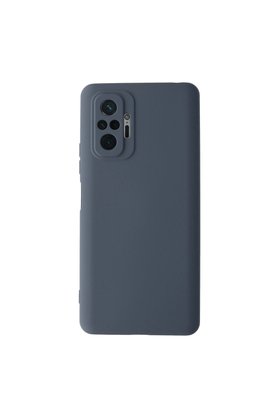 Evimdeyokyok Xiaomi Redmi Note 10 Pro Kılıf Nano İçi Kadife Silikon - Gri