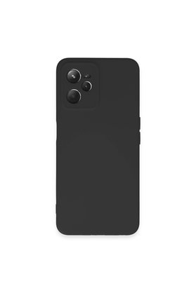 Evimdeyokyok Realme C35 Kılıf Nano İçi Kadife Silikon - Siyah