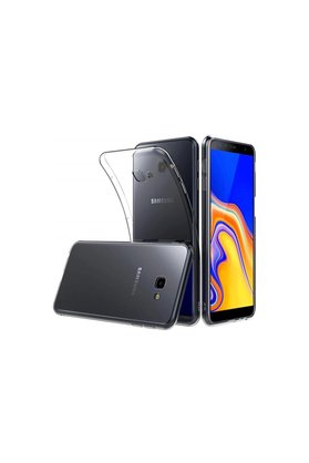 Evimdeyokyok Samsung Galaxy J4 Plus Kılıf Lüx Şeffaf Silikon