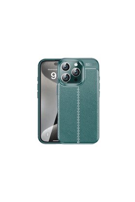 Evimdeyokyok Apple İphone 16 Pro Max Kılıf Auto Focus Kapak - Koyu Yeşil