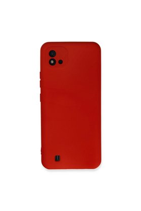 Evimdeyokyok Realme C11 2021 Kılıf Nano İçi Kadife Silikon - Kırmızı