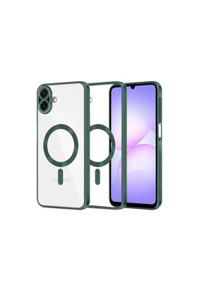 Evimdeyokyok Samsung Galaxy A07 4G Kross Magneticsafe Kapak - Koyu Yeşil