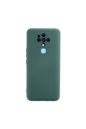 Evimdeyokyok Tecno Camon 16 Kılıf Nano İçi Kadife Silikon - Koyu Yeşil