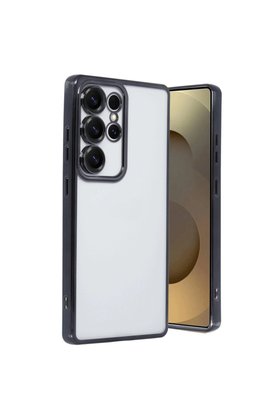 Evimdeyokyok Samsung Galaxy S25 Ultra Kılıf Razer Lensli Silikon - Siyah