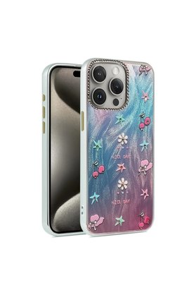 Evimdeyokyok Apple İphone 14 Pro Kılıf Blade Aynalı Desenli Kapak - Desen 4
