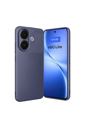Evimdeyokyok Vivo V60 Lite Auto Focus Karbon Kapak - Lacivert