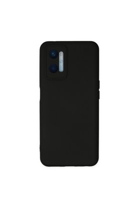 Evimdeyokyok Oppo A96 Kılıf Nano İçi Kadife Silikon - Siyah