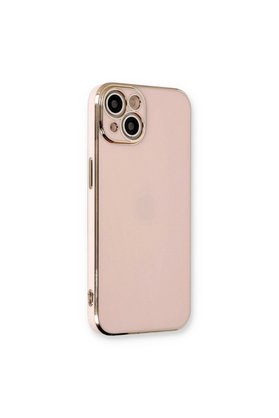 Evimdeyokyok Apple İphone 13 Kılıf Volet Silikon - Pembe
