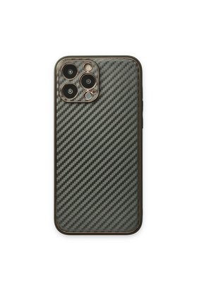 Evimdeyokyok Apple İphone 13 Pro Max Kılıf Coco Karbon Silikon - Füme