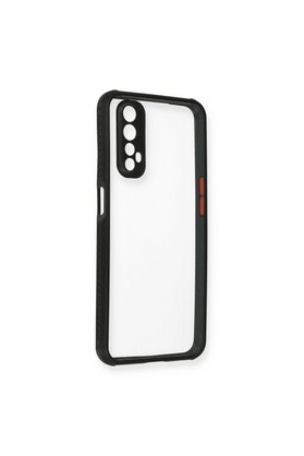 Evimdeyokyok Realme 7 Kılıf Miami Şeffaf Silikon - Siyah
