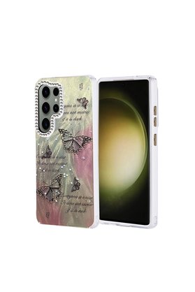 Evimdeyokyok Samsung Galaxy S25 Ultra Kılıf Blade Aynalı Desenli Kapak - Desen 6