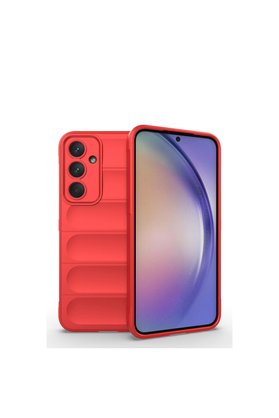 Evimdeyokyok Samsung Galaxy M14 5G Kılıf Optimum Silikon - Kırmızı