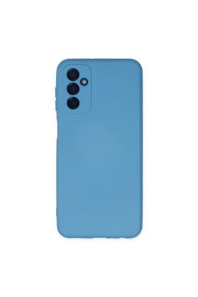 Evimdeyokyok Samsung Galaxy M23 Kılıf Nano İçi Kadife Silikon - Mavi