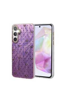 Evimdeyokyok Samsung Galaxy A35 5G Kılıf Blade Aynalı Desenli Kapak - Desen 2