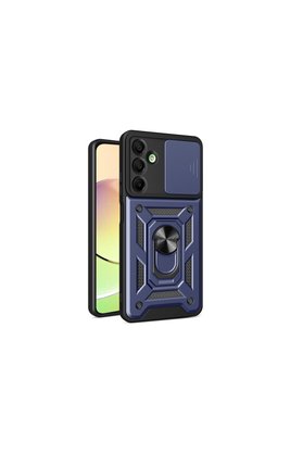 Evimdeyokyok Samsung Galaxy A16 5G Kılıf Pars Lens Yüzüklü Silikon - Lacivert