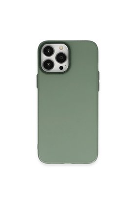 Evimdeyokyok Apple İphone 14 Pro Max Kılıf Modos Metal Kapak - Koyu Yeşil