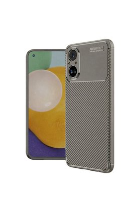 Evimdeyokyok Realme 12 Lite Kılıf Auto Focus Karbon Kapak - Gri
