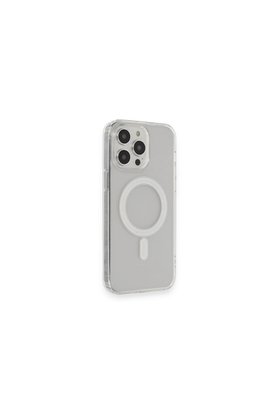 Evimdeyokyok Apple İphone 14 Pro Max Kılıf Matte Şeffaf Magneticsafe - Şeffaf