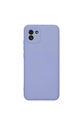 Evimdeyokyok Samsung Galaxy A03 Kılıf Nano İçi Kadife Silikon - Lila