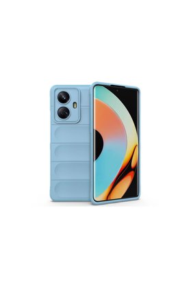 Evimdeyokyok Realme 10 Pro 5G Kılıf Optimum Silikon - Sky Blue