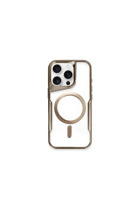 Evimdeyokyok Apple İphone 14 Pro Kılıf Boyi Magsafe Silikon Kapak - Kahverengi