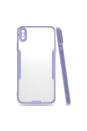 Evimdeyokyok Apple İphone Xs Max Kılıf Platin Silikon - Lila