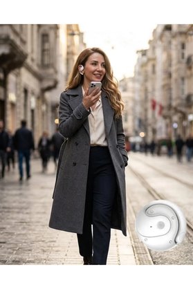 Yaman Market Kablosuz Kulaklık Bluetooth 5.4 Uzun Pil Ömrü Ve Dokunmatik Kontrol Özellikli - Lzft9302-1495