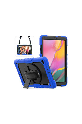 Evi̇mdeyokyok Samsung Galaxy T510 Tab A 10.1 Kılıf Pars Tablet Kapak - Mavi̇