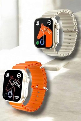 Etc 49Mm Ekranlı Kan Basıncı Ve Adımsayar Özellikli Bluetooth Akıllı Saat - Mmmmmm6807-9878