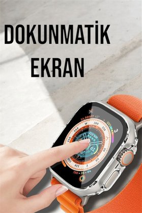 Geneloem Bluetooth Bağlantılı 49Mm Dokunmatik Akıllı Saat Sağlık Ve Spor Takip Özelli - Korbx2545-52