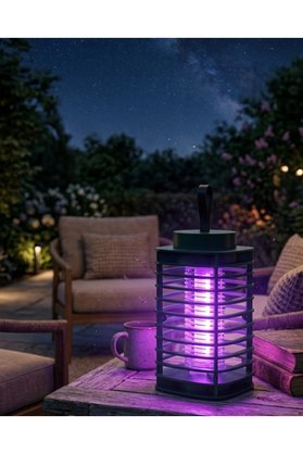 Eco Lounge Şarjlı Sivrisinek Öldürücü Lamba Taşınabilir Sessiz Ve Güvenli Tasarım