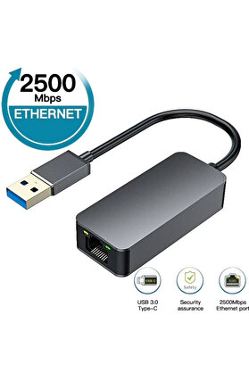 Evimdeyokyok Usb 3.2 Gen1 2.5G Ethernet Çevirici Zr622