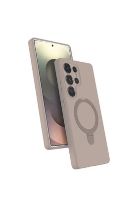 Evimdeyokyok Samsung Galaxy S23 Ultra Regal Magsafe Standlı Kapak - Çöl Titanyum