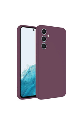 Evimdeyokyok Samsung Galaxy A16 5G Kılıf First Silikon - Mürdüm