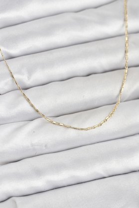 İsiltikidsmoda Cm 14K Gold Renk Kesme Model 60 Cm Kadın Kolye