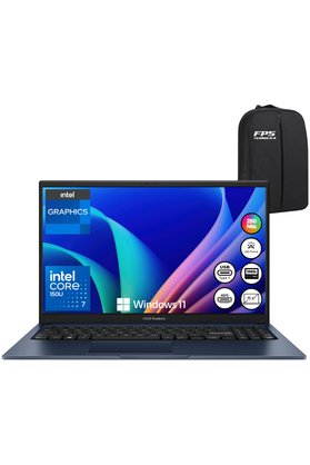 Asus Vivobook 15 Core 7 150U Intel Graphics 16GB RAM 512GB SSD 15.6" FHD W11 Taşınabilir Bilgisayar
