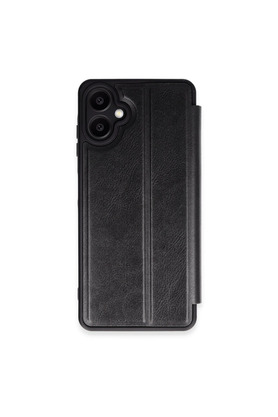 Evimdeyokyok Samsung Galaxy A06 Kılıf Flip Cover - Siyah