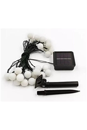 Evi̇mdeyokyok Solar 5M 28 Led Top Rgb Si̇yah Kablolu