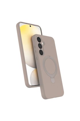 Evimdeyokyok Samsung Galaxy A25 5G Regal Magsafe Standlı Kapak - Çöl Titanyum