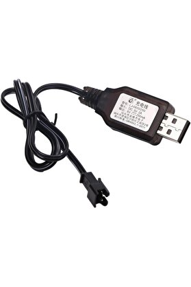 Evi̇mdeyokyok 6V Nı-Cd / Nı-Mh Oyuncak Bataryası Usb Şarj Kablosu