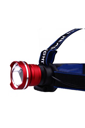 Evimdeyokyok 800 Lümen T6 Şarjlı Led Kafa Feneri Güçlü Aydınlatma Profesyonel Uzun Menzilli Model Wt-265