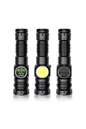 Evi̇mdeyokyok 9 Mod Şarjlı Kamp Lambası Ve El Feneri̇ – Çok Fonksi̇yonlu Led Aydınlatma Wt-704