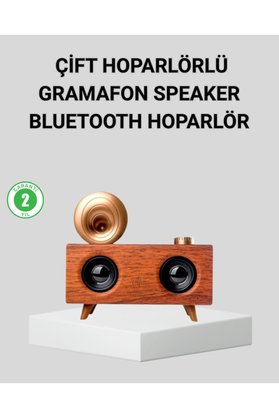 Toptan Bulurum Retro Gramafon Bluetooth Hoparlör Çift Stereo Sesli Fm Radyo Destekli