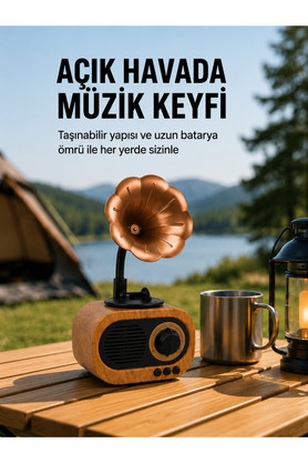 Toptan Bulurum Taşınabilir Mini Retro Ra Bluetooth Hoparlör Usb Sd Aux Destekli Yeni Nesil