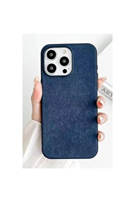 Ethab Ticaret Glb-Stl41414 İphone 15 Pro Max Kılıf Karen Magsafe Kapak - Lacivert