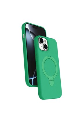 Ethab Ticaret Glb-Stl41414 İphone 15 Plus Regal Magsafe Standlı Kapak - Yeşil