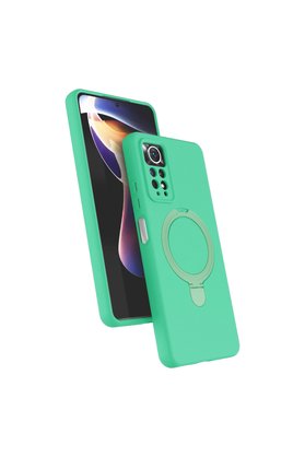 Evimdeyokyok Xiaomi Redmi Note 12 Pro 4G Regal Magsafe Standlı Kapak - Yeşil