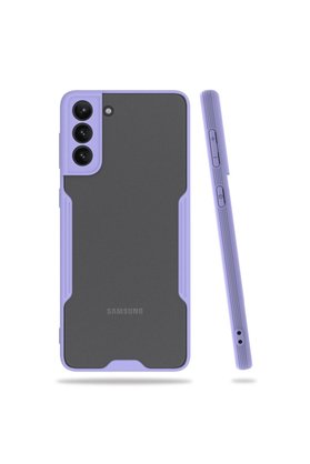 Ethab Ticaret Glb-Stl41414 Samsung Galaxy S21 Plus Kılıf Platin Silikon - Lila